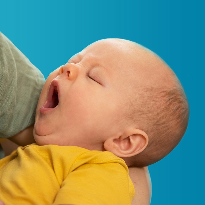 yawning baby
