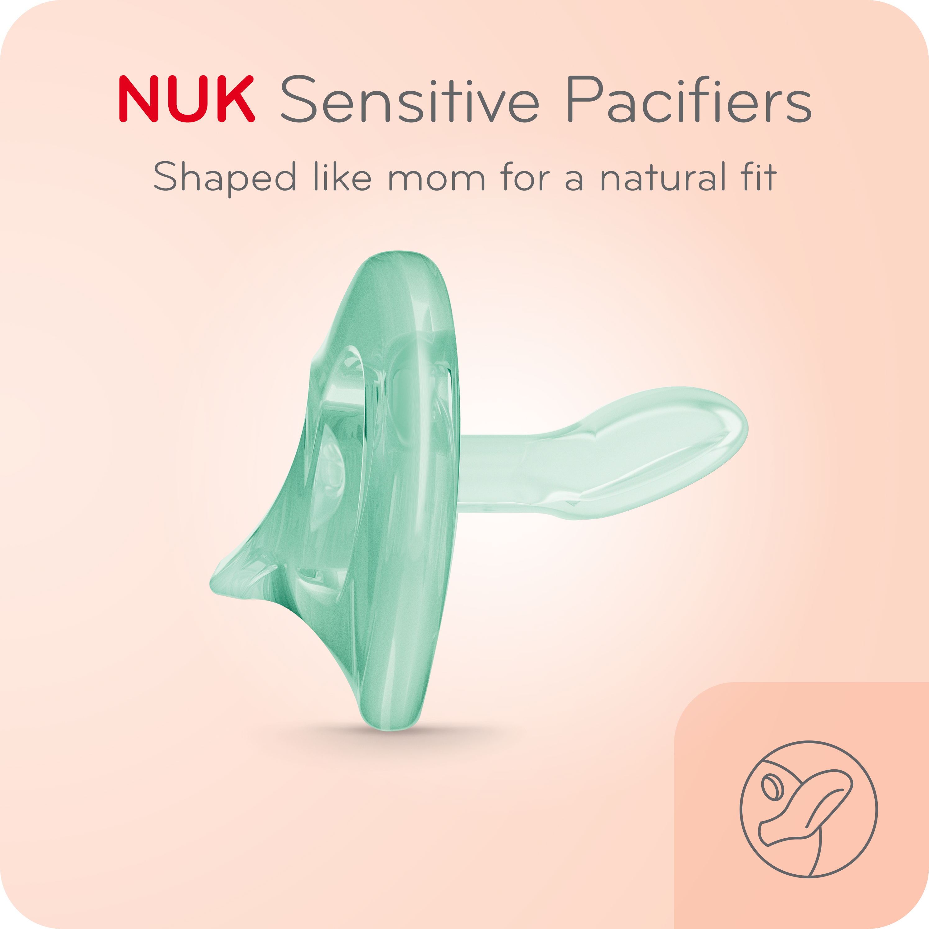 Nuk all silicone pacifier fashion