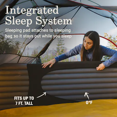 PEAK1&trade; 0&deg;F Mummy Down Sleeping Bag - Long