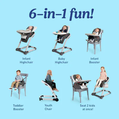 Blossom&trade; 6-in-1 Convertible High Chair