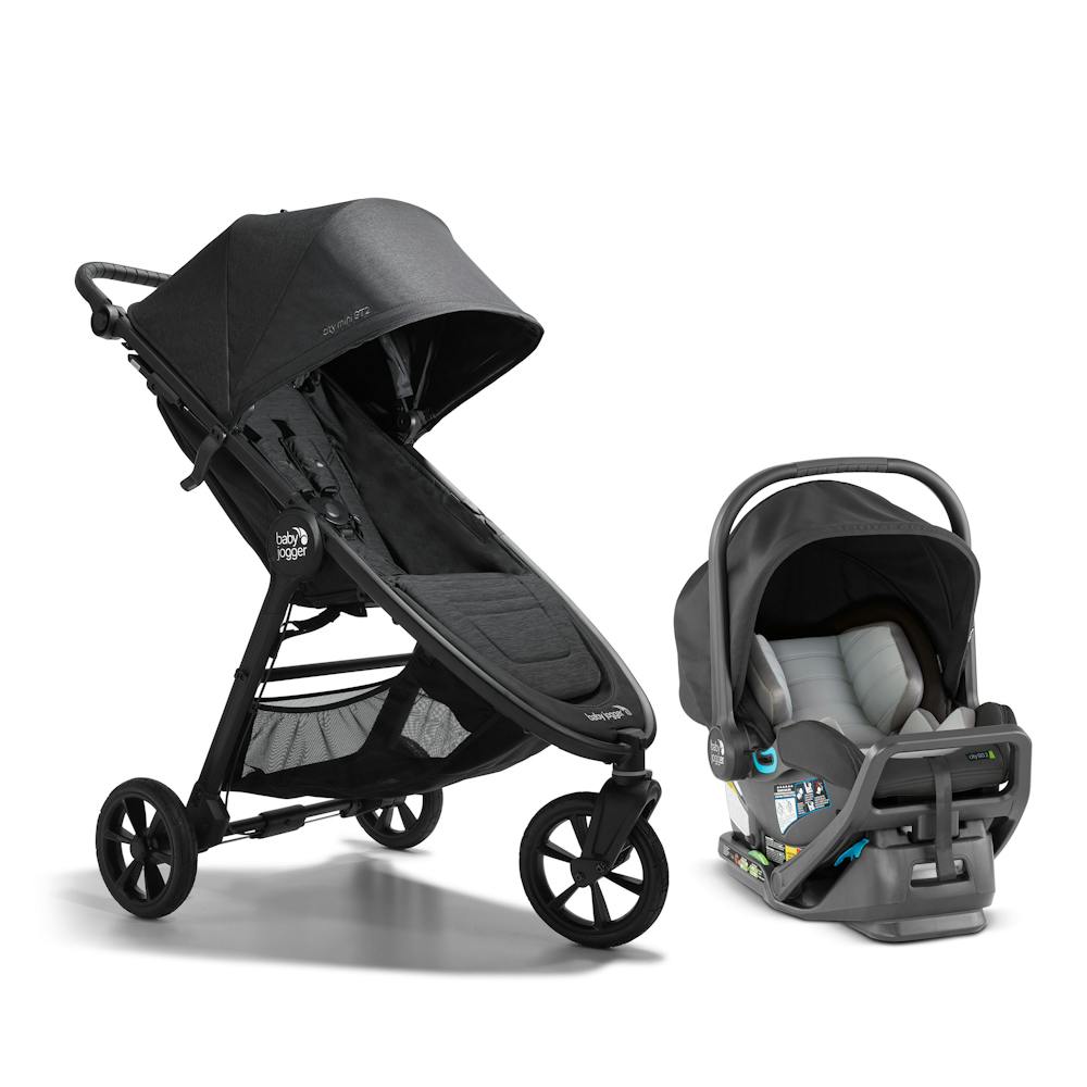 Baby Jogger City Mini GT2 All-Terrain Travel System, Opulent Black