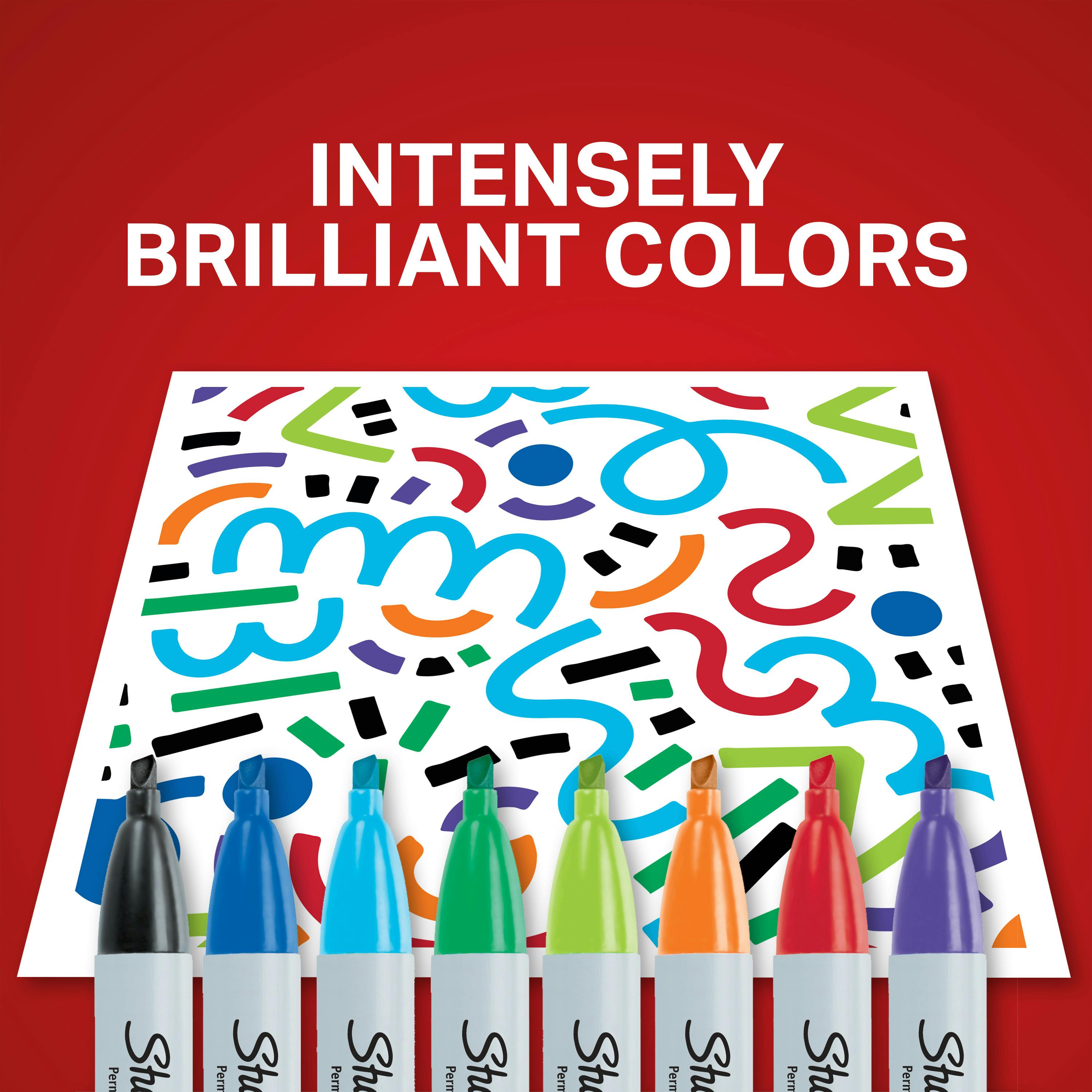 Sharpie Permanent Markers, Chisel Tip Sharpie