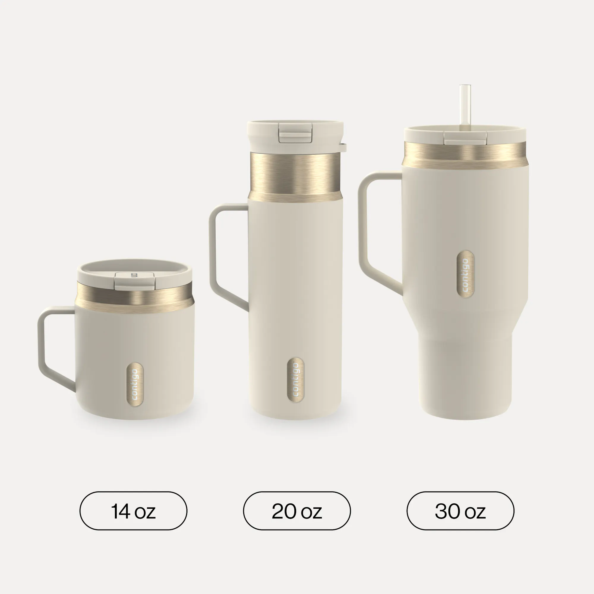 4 piece travel mug set By the Sea Mugs, Set of 4