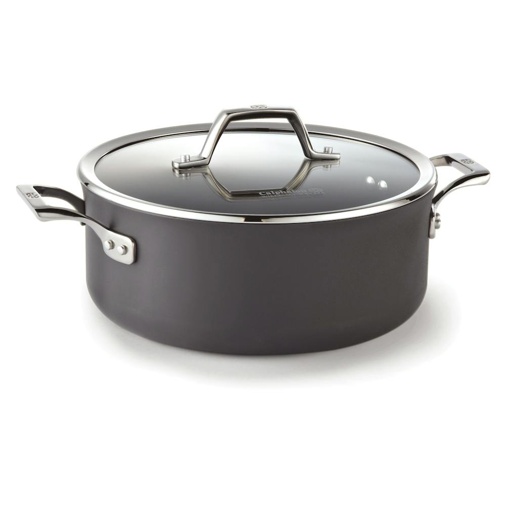 Williams Sonoma Elite Hard Anodized Nonstick 5 Quart Dutch Oven With