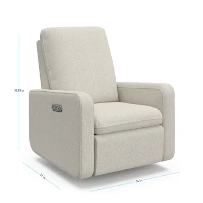 GRACO TEDDI POWER RECLINER-DUNE BASKETWEAVE