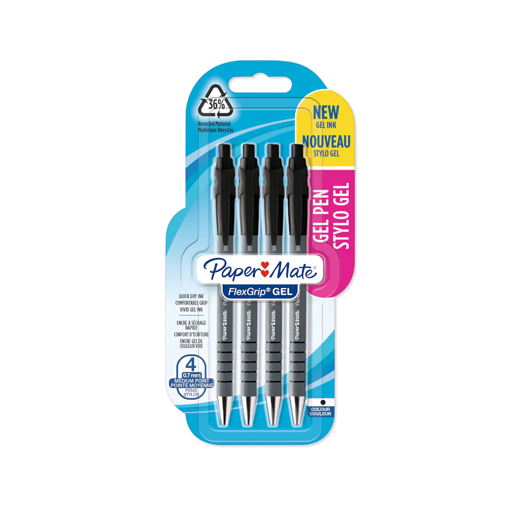 Paper Mate Mini+ Effaceur – Stylo Bleu Pointe Fine + Effaceur Magique – Lot De 5