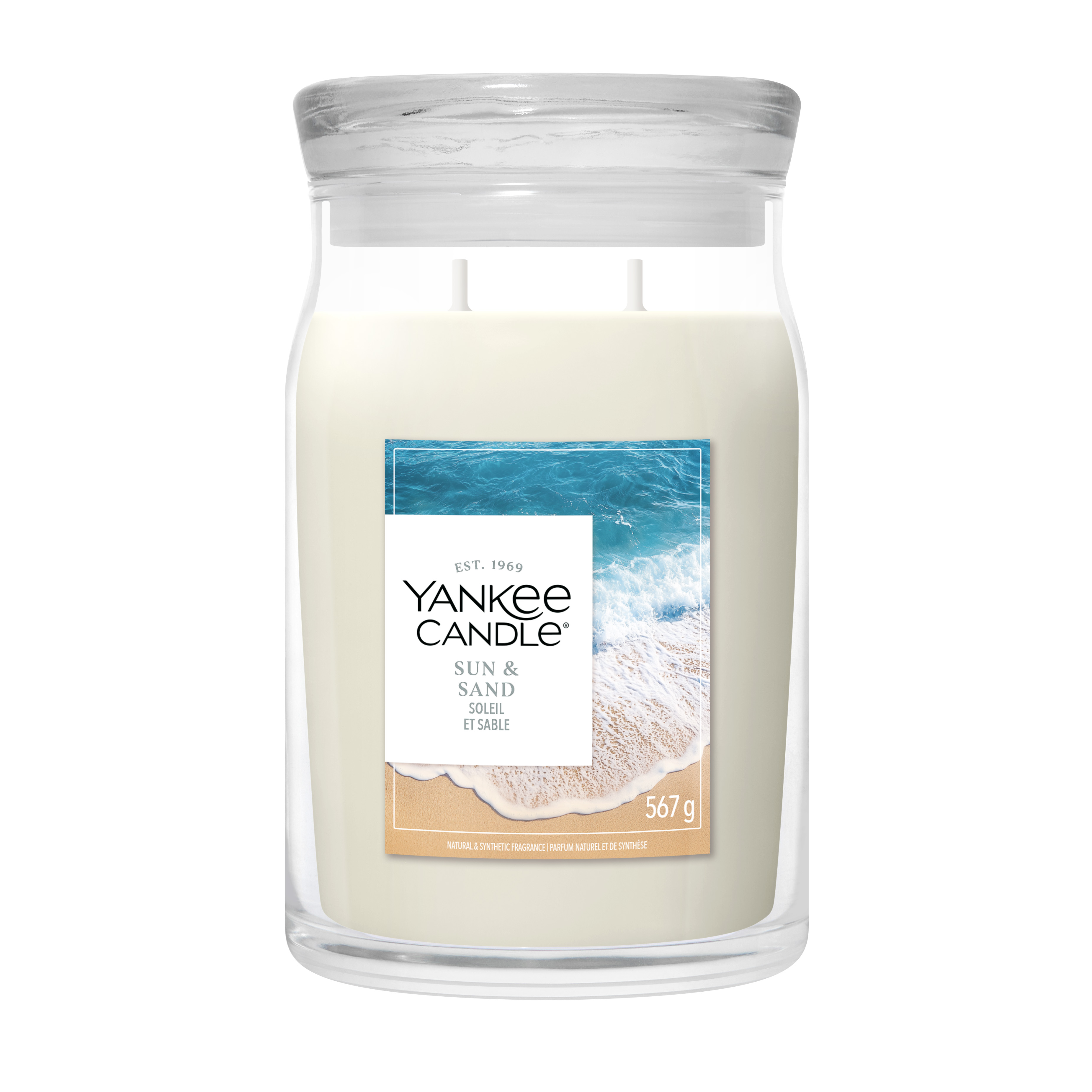 キャンドル YANKEE CANDLE Sun & Sand 22oz large jar Sun & Sand Signature Large Jar Candle | Yankee Candle