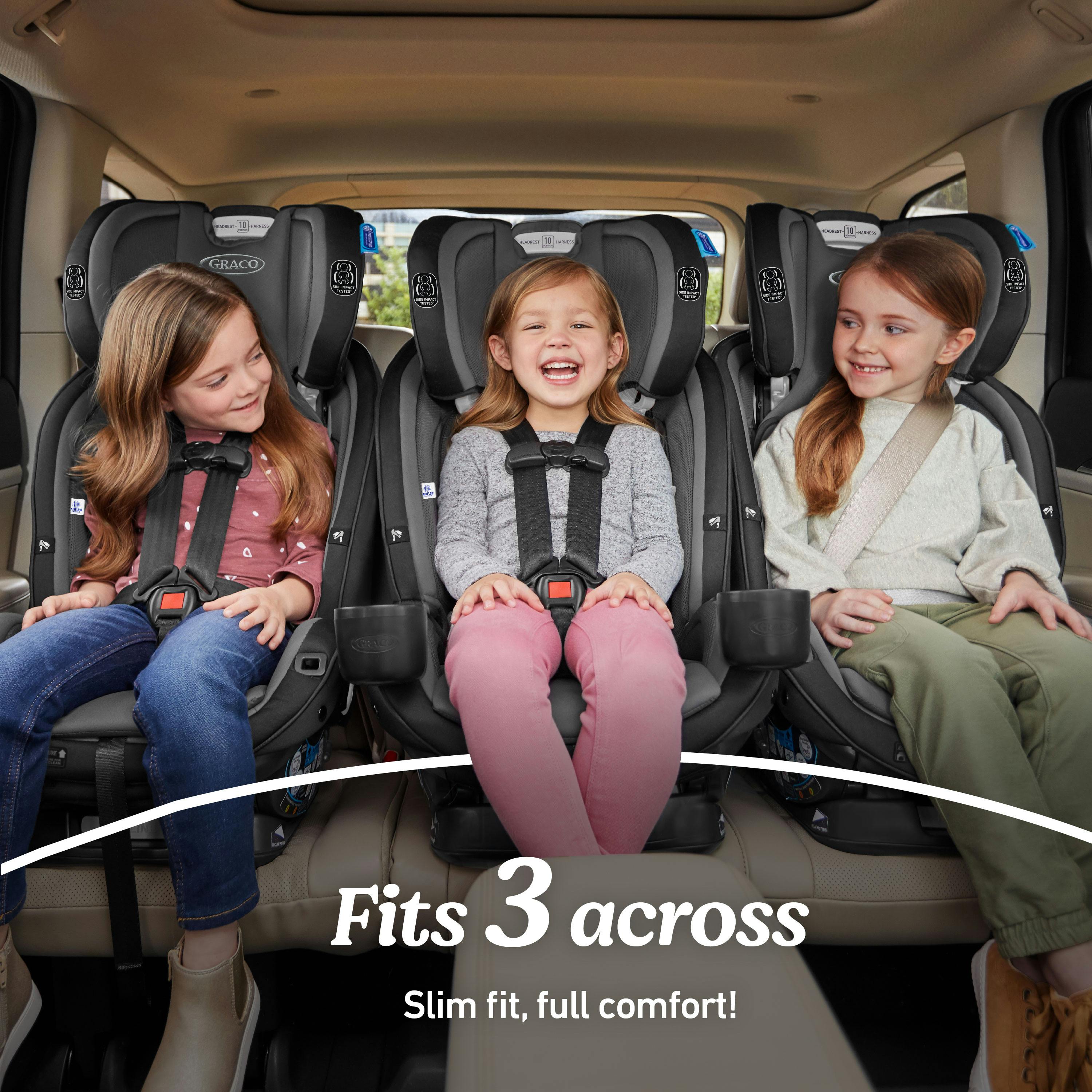 Rear Facing Three Across Car Seats Graco Slim Fit 3lx Graco