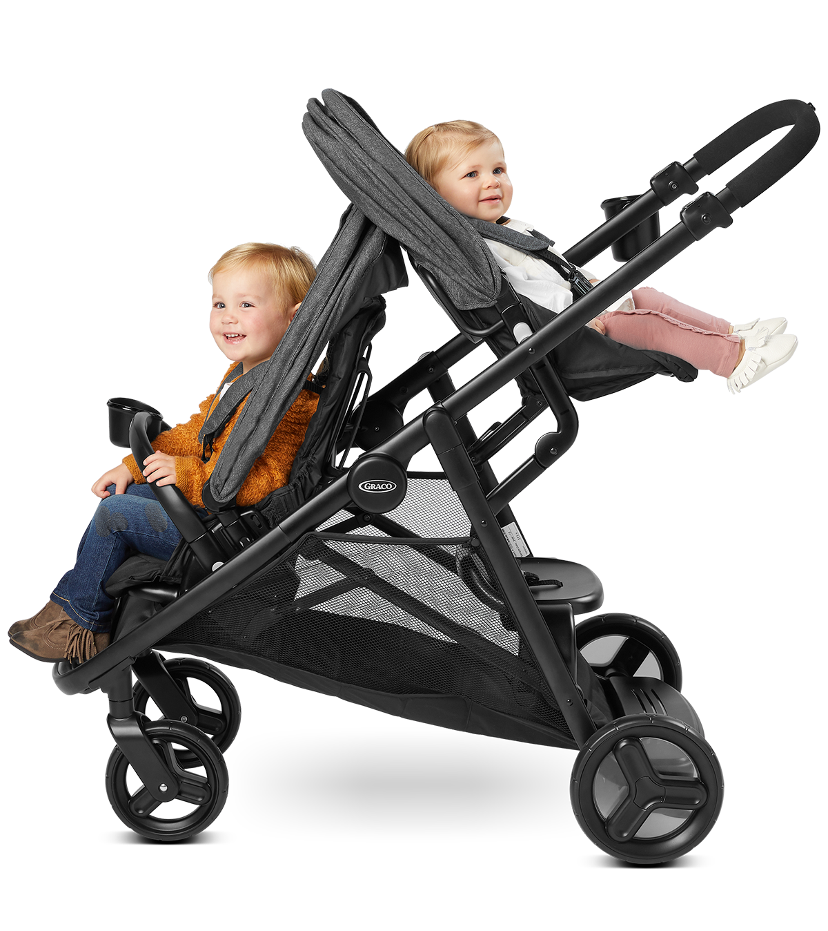 weight limit uppababy vista UPPAbaby Vista V3 Twin Stroller with RumbleSeat V3 + Bassinet Bundle main image 0