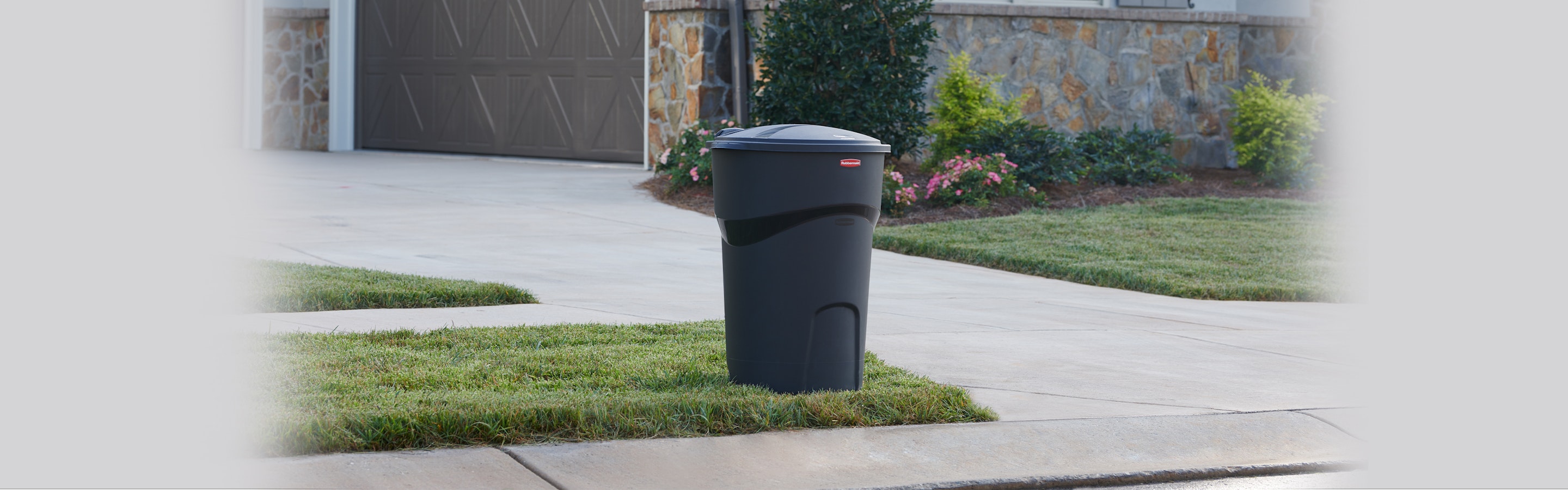 commercial trash can