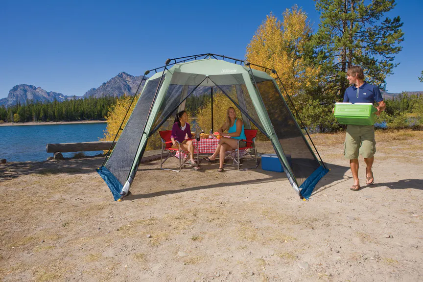 Coleman Skylodge 15 x 13 Instant Screen Canopy Tent, Moss | Coleman CA