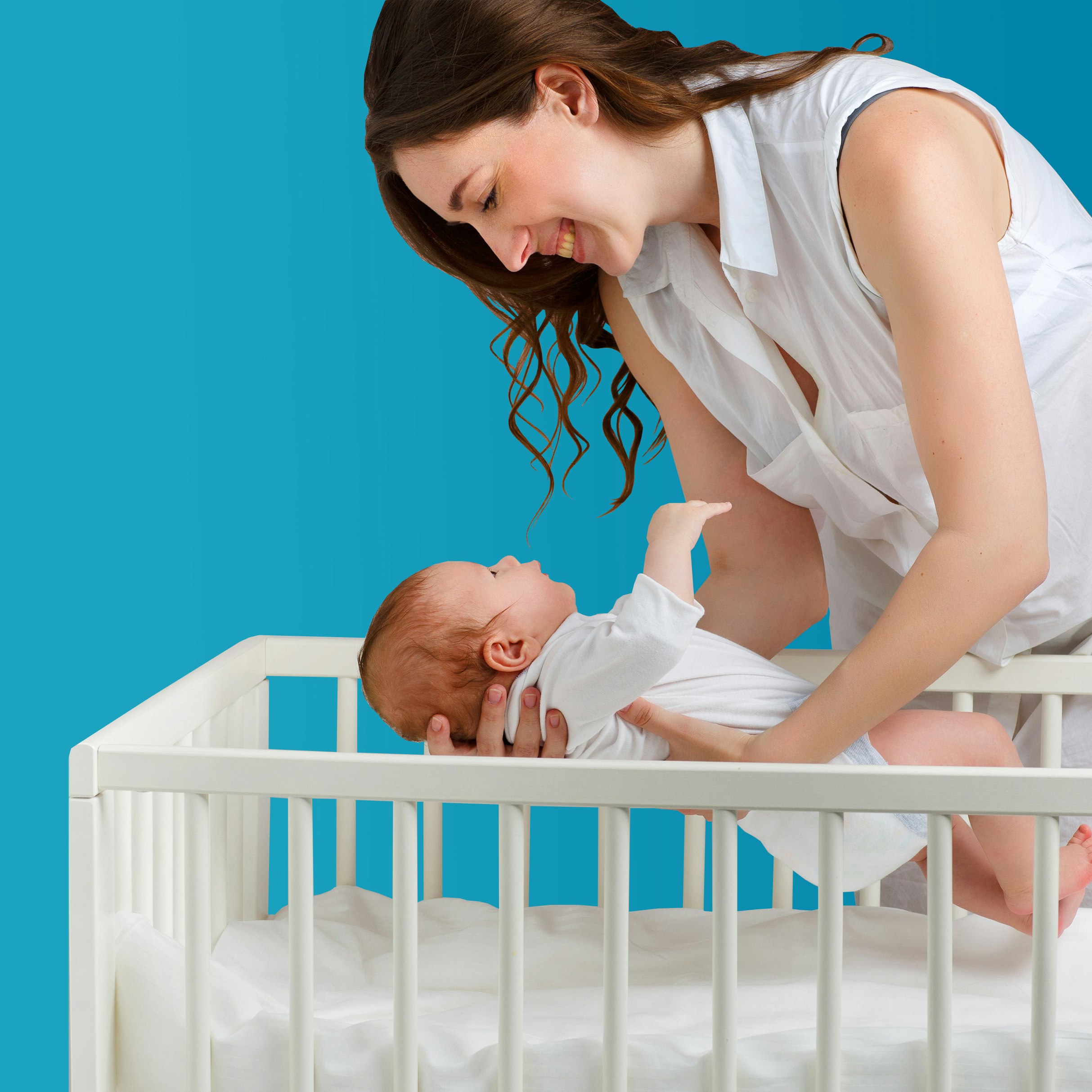 baby with mother info tile