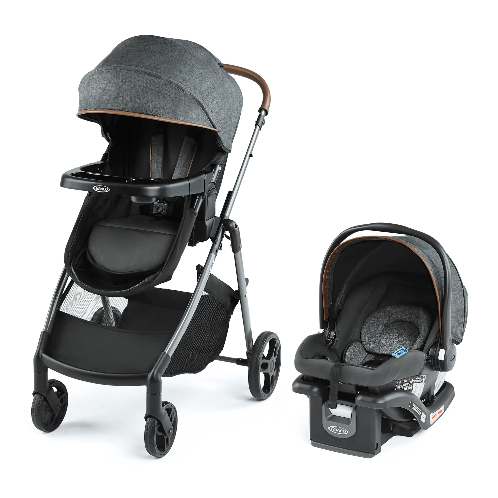 Graco Modes Trio Travel System Stroller, Hemlock Black