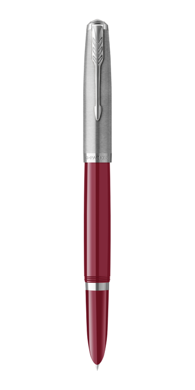 ビンテージ PARKER パーカー 51 万年筆 ワインレッド 12K 金張キャップ