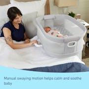 DreamMore™ Bedside Bassinet Deluxe with Calming Motion