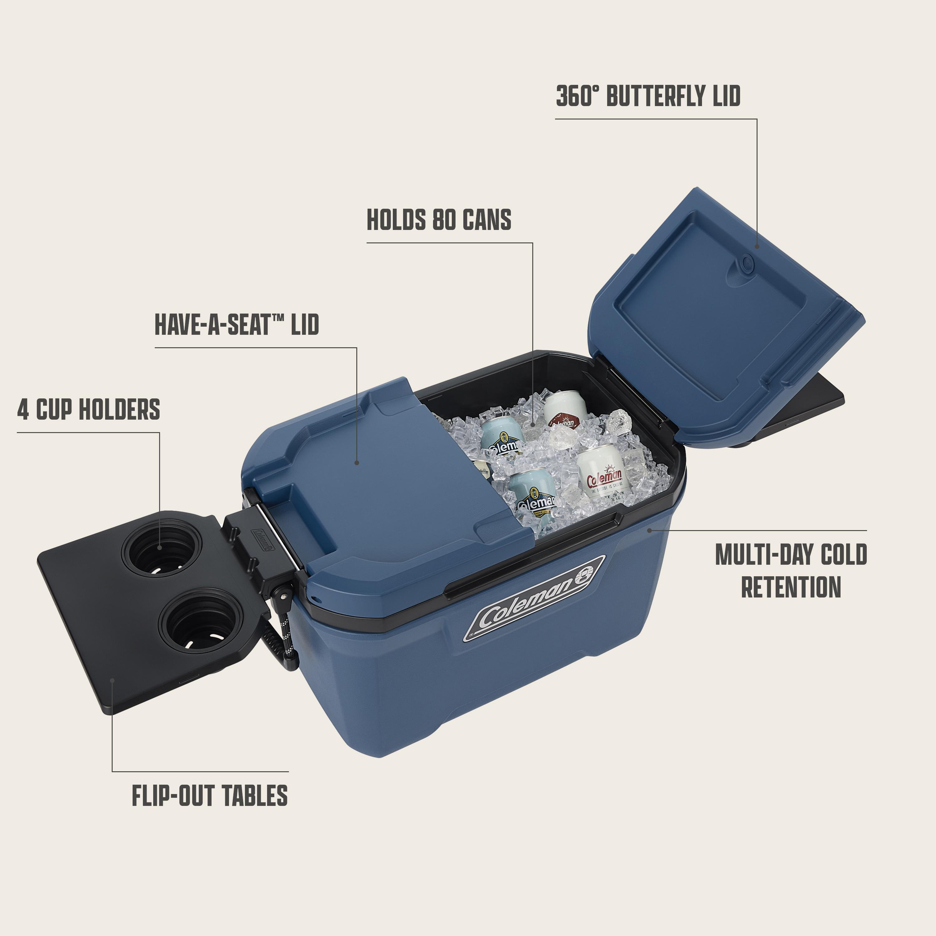 Flex 'N Go™ 52-Quart Cooler | Coleman