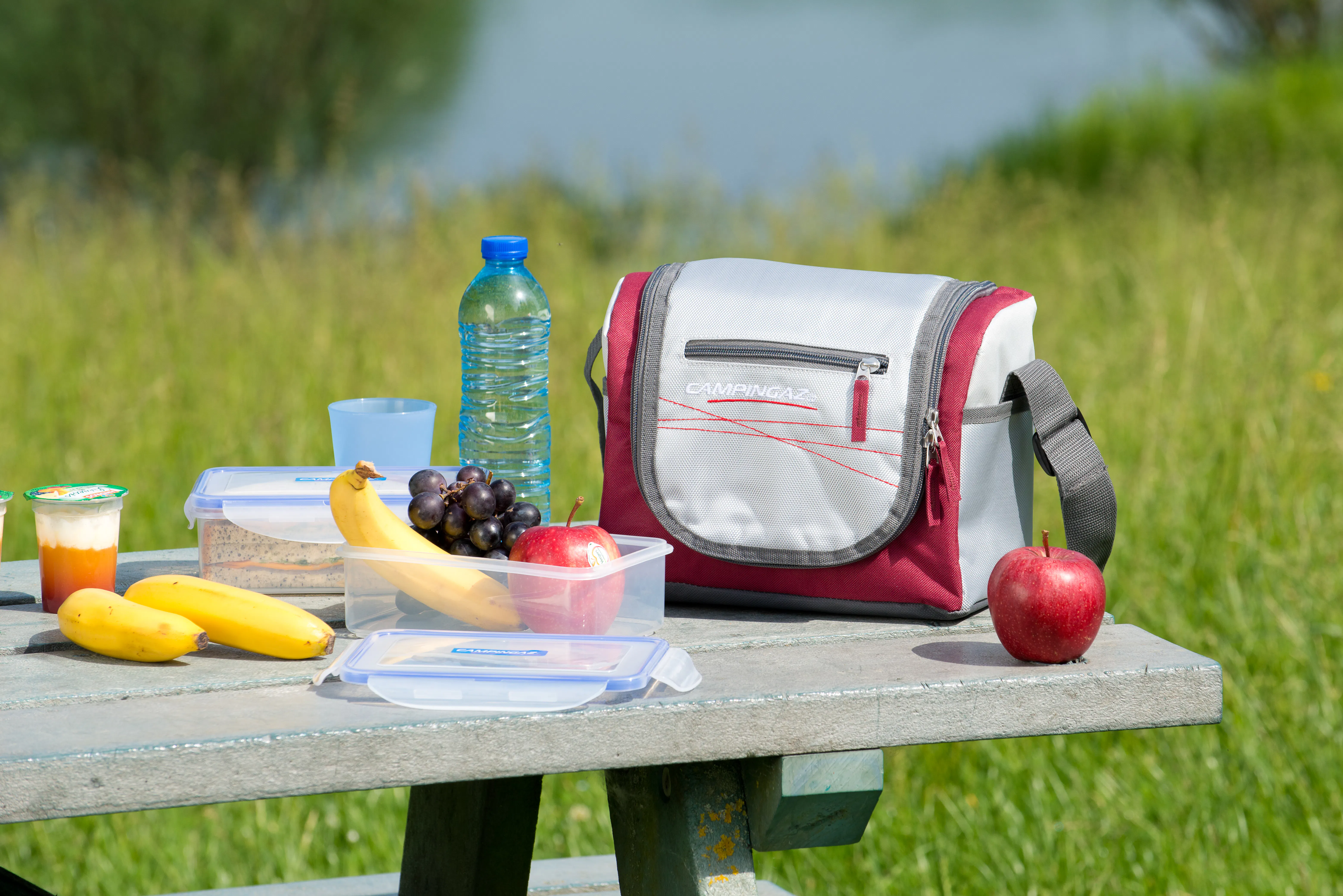 Grande Glacière Isotherme URBNLIVING 10-36L Vert/Gris – Camping, Plage, Pique-Nique Avec Poignée