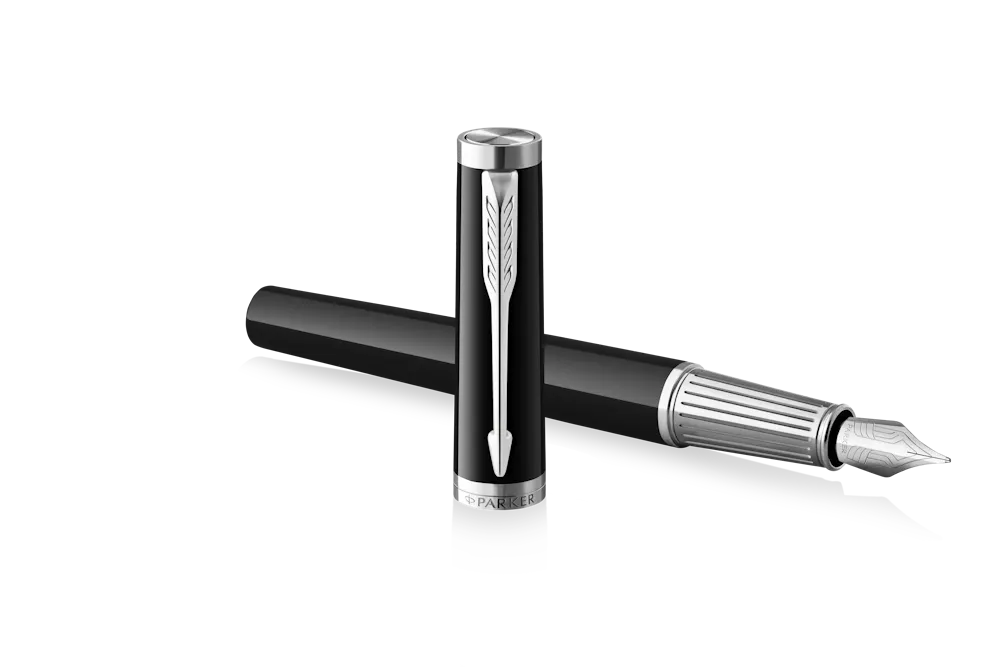 Parker IM Core Fountain Pen With Engraving, Premium Pen Gift Box, Blue Ink, Personalized Gift, Name, Engraved, Filling, Anniversary, Birthday Gift Idea (Mat Blue C.C