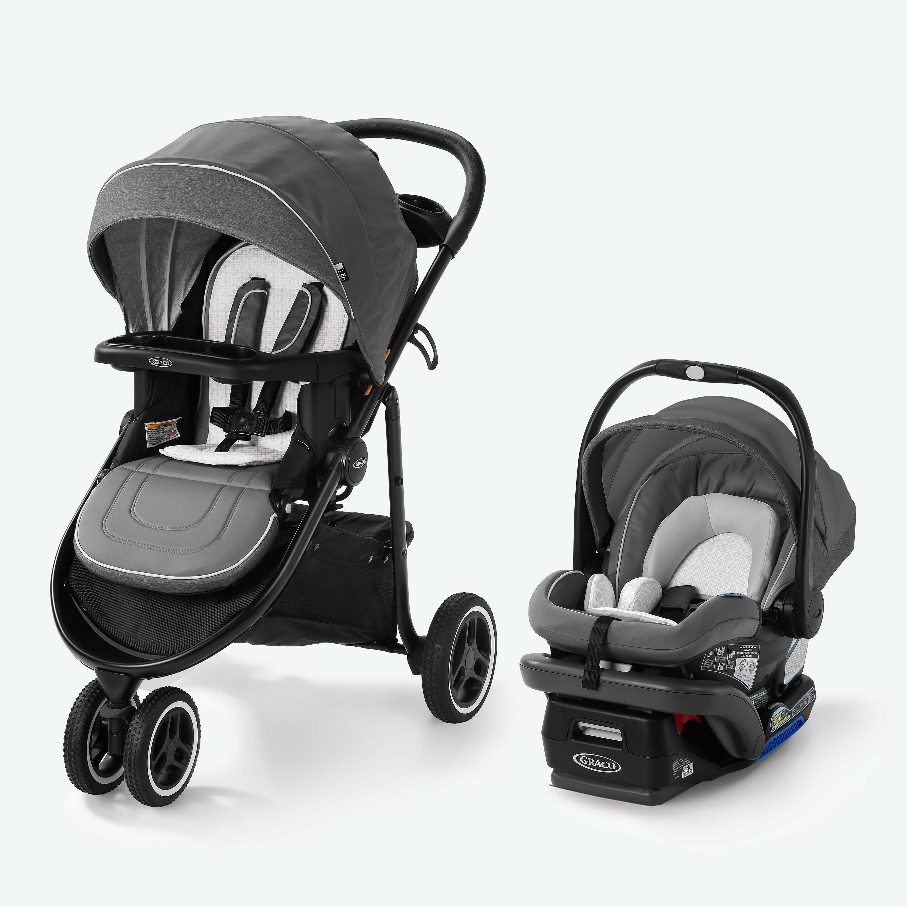 Modes 3 Lite DLX Travel System with SnugRide 35 Lite LX Infant Car Seat Graco Baby