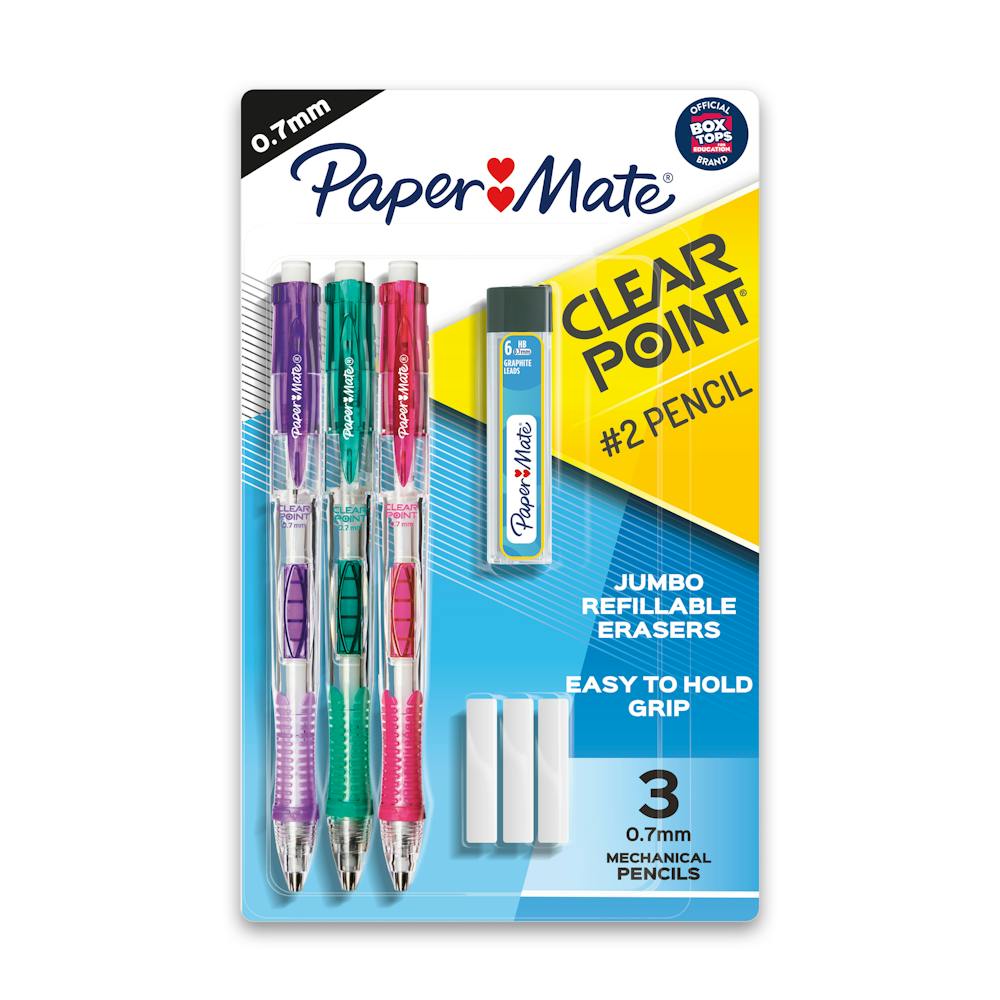 Paper Mate Clearpoint Mechanical Pencil Sets, 0.7mm, HB #2 lead | Papermate