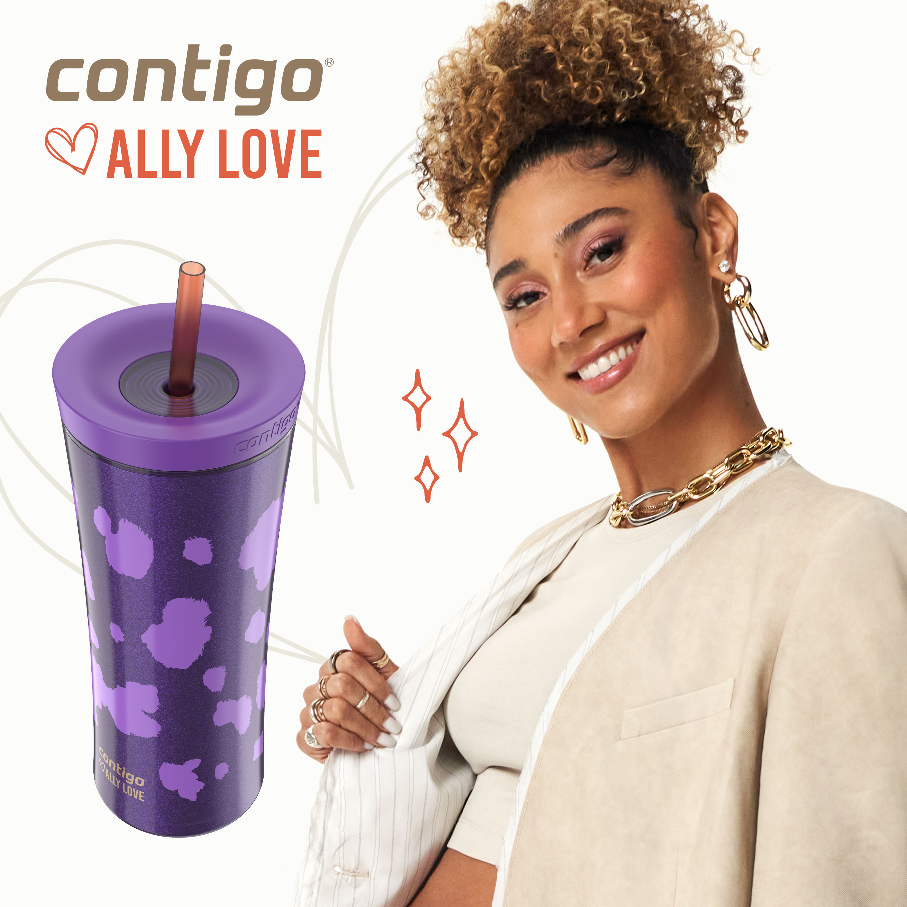 Contigo® x Ally Love Streeterville AUTOCLOSE® Shake & Go® Tumbler