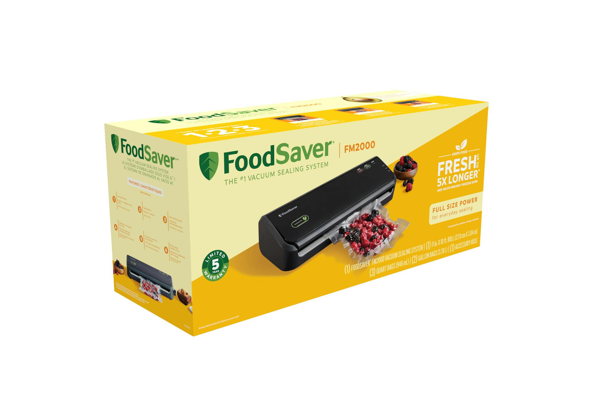 FoodSaver® FM2000 Vacuum Sealing System | Foodsaver