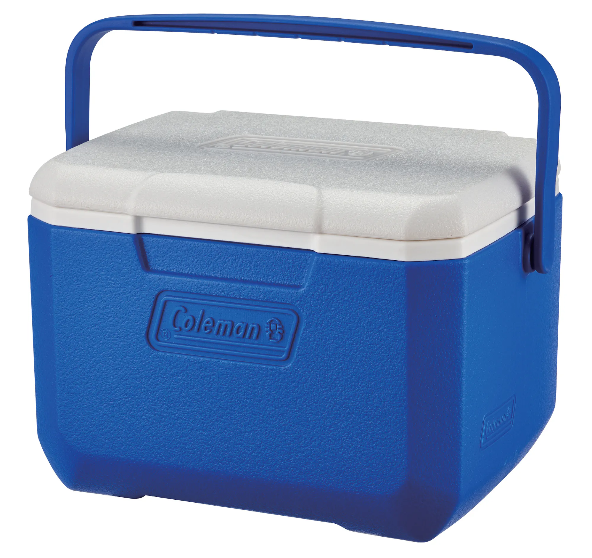 Daiwa S650 Mini Cooler Box | 1.2 Gal (6.5 L) Blue Styrofoam Cooler With Strap For Bike Basket