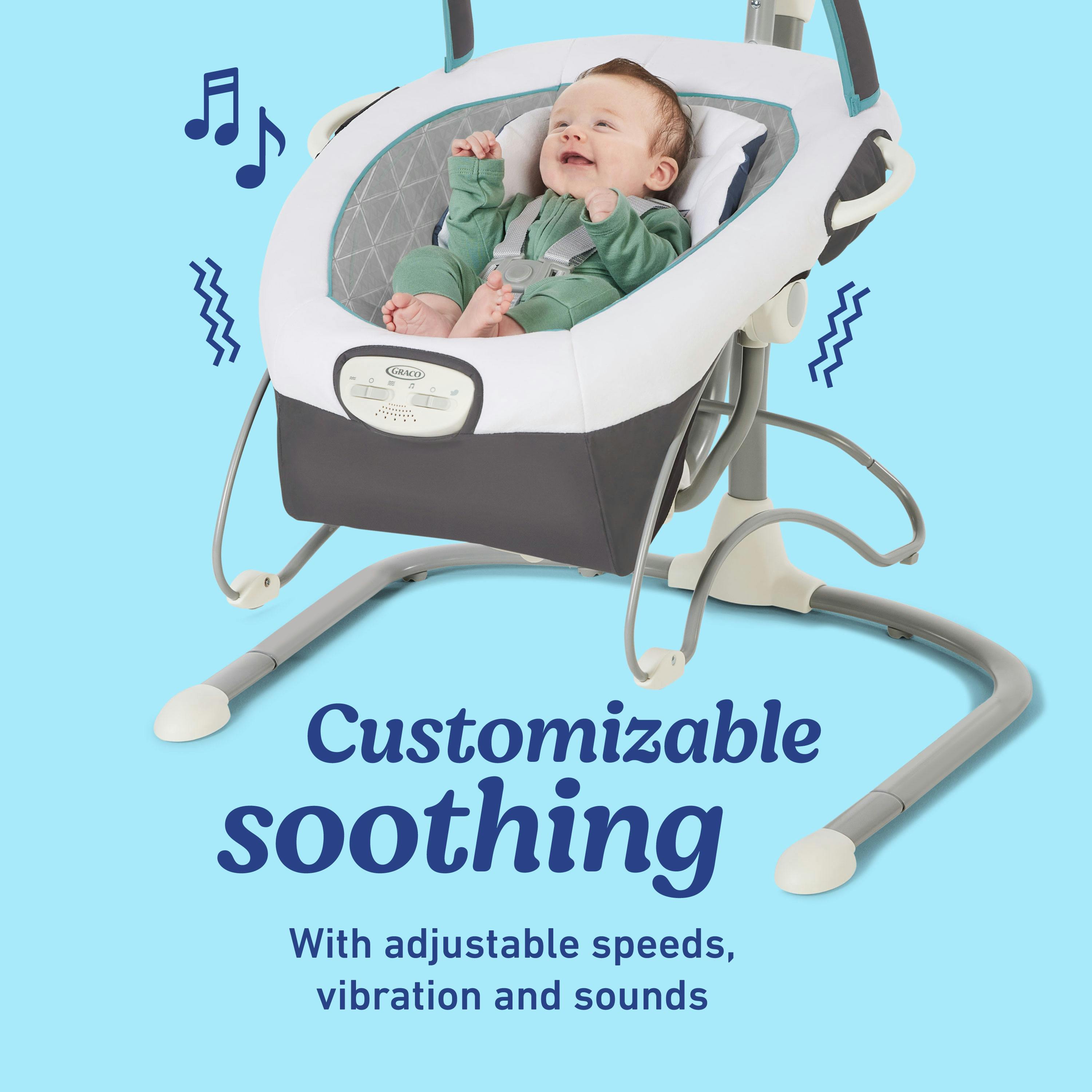Portable Rocker Graco Swing And Vibrating Chair Graco Swing Graco