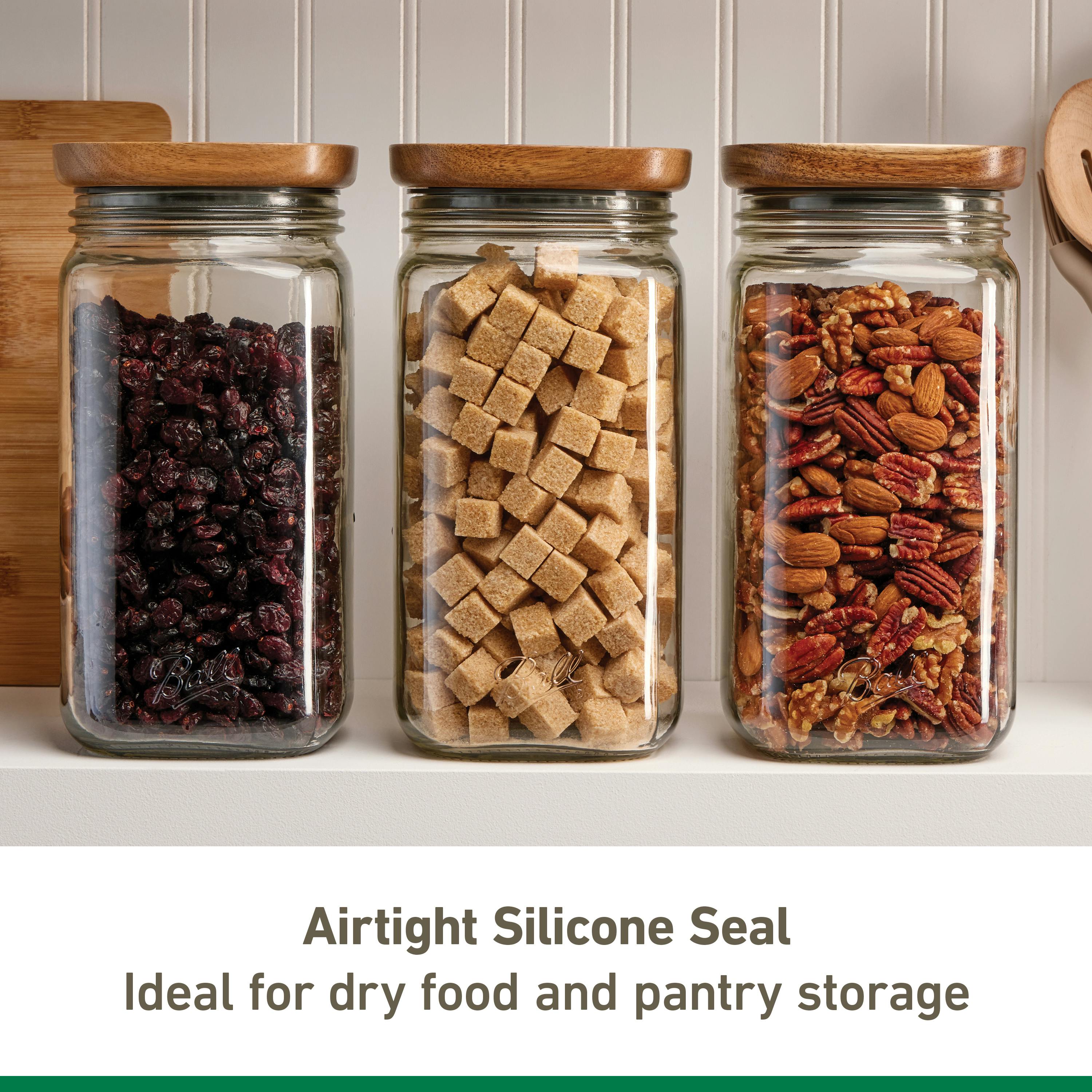 6 Sealed Wooden Storage Lids Set,Wooden Lids 72mm On