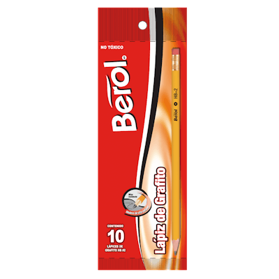 Lápiz de Grafito BEROL, mina oscura