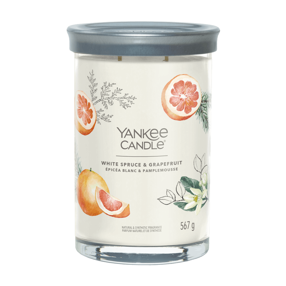 White Spruce & Grapefruit Signature Large Tumbler Candle Sale