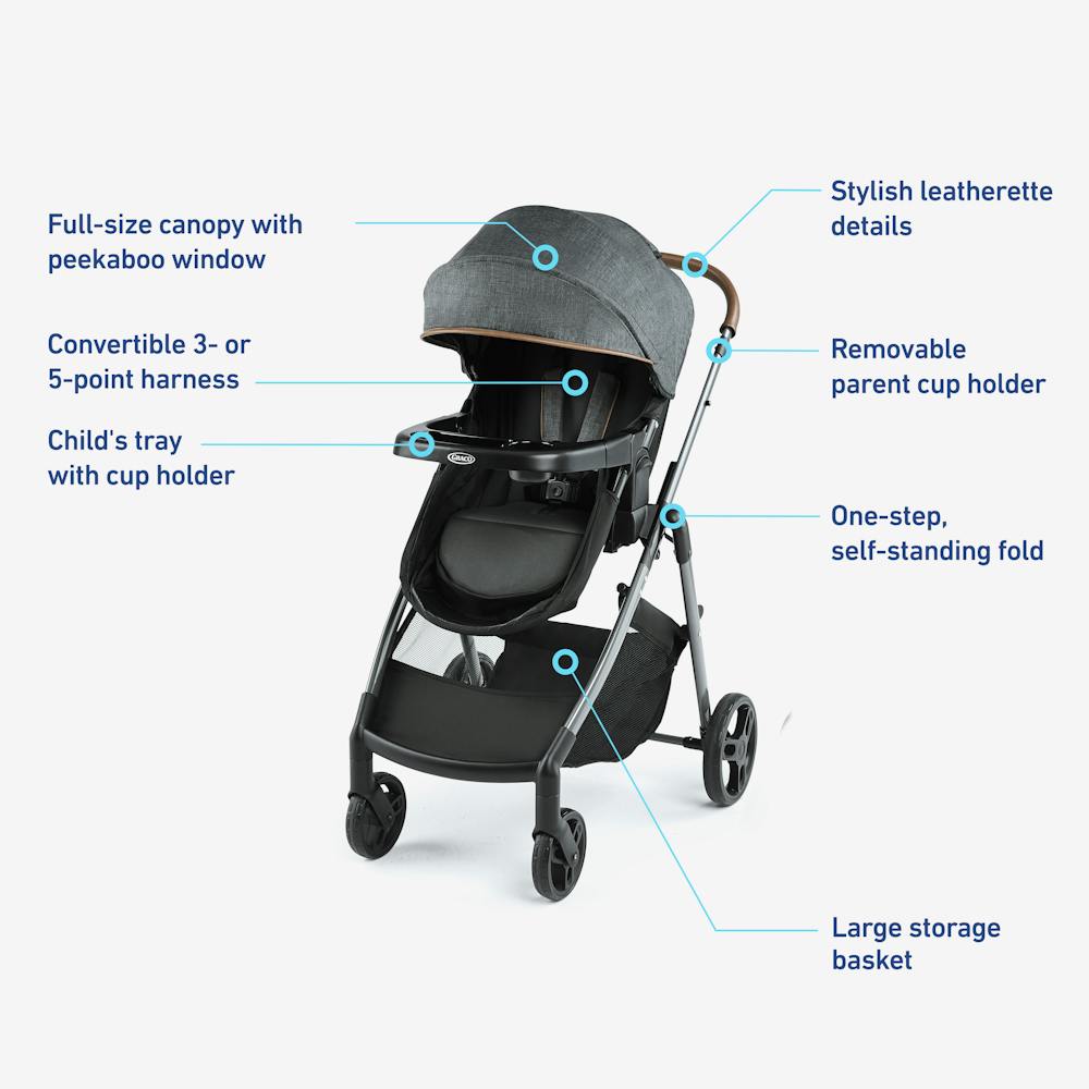 Stroller Modes Basix Travel System Toddler Stroller Graco Modes