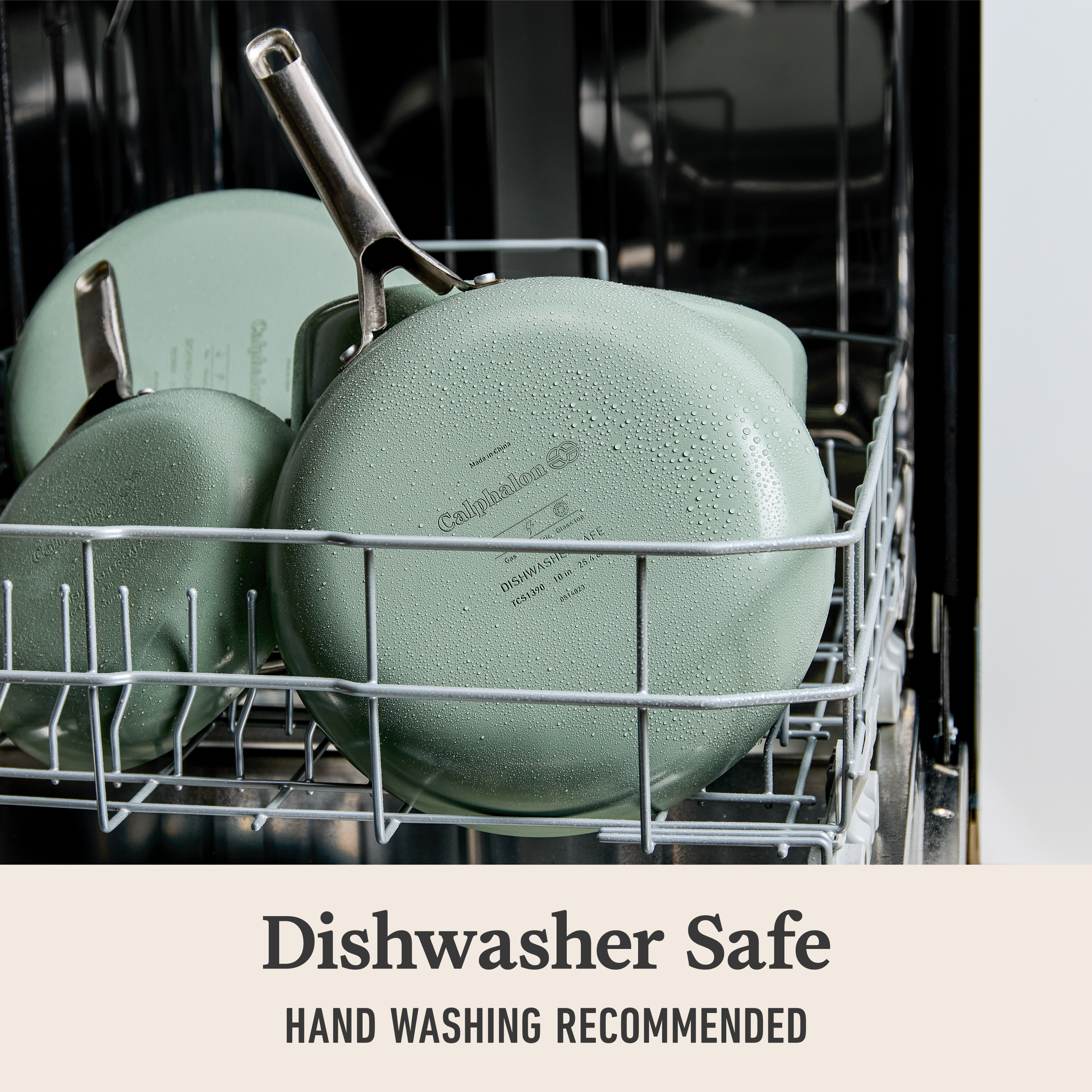 Calphalon Ceramic Nonstick 8" and 10" Frying Pan Set - Thumbnail 3