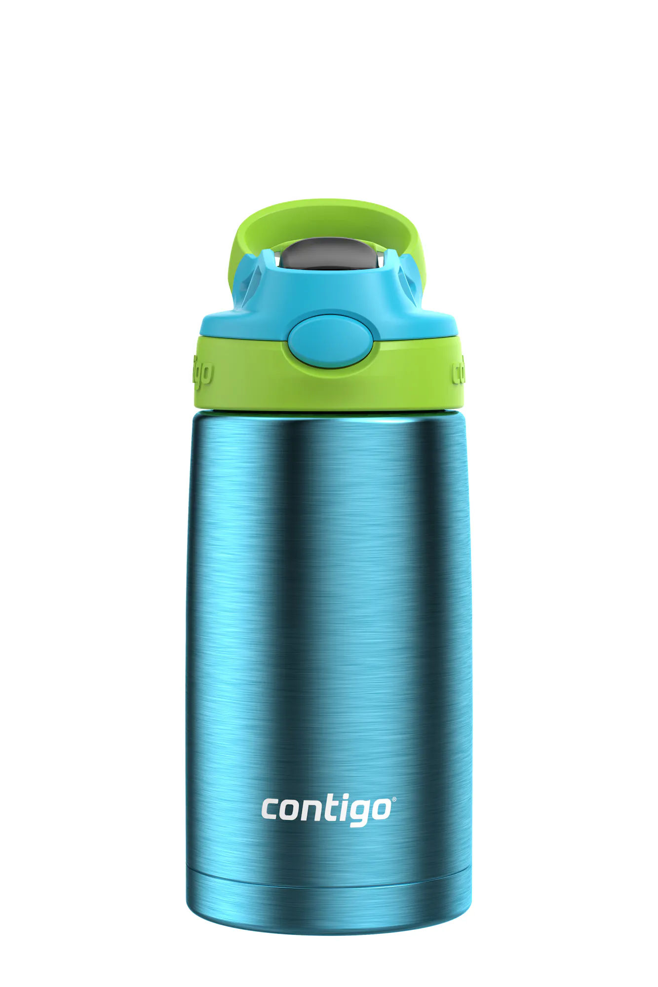 Contigo Kids Straw Stainless Steel Water Bottle with AUTOSPOUT Lid, 13oz