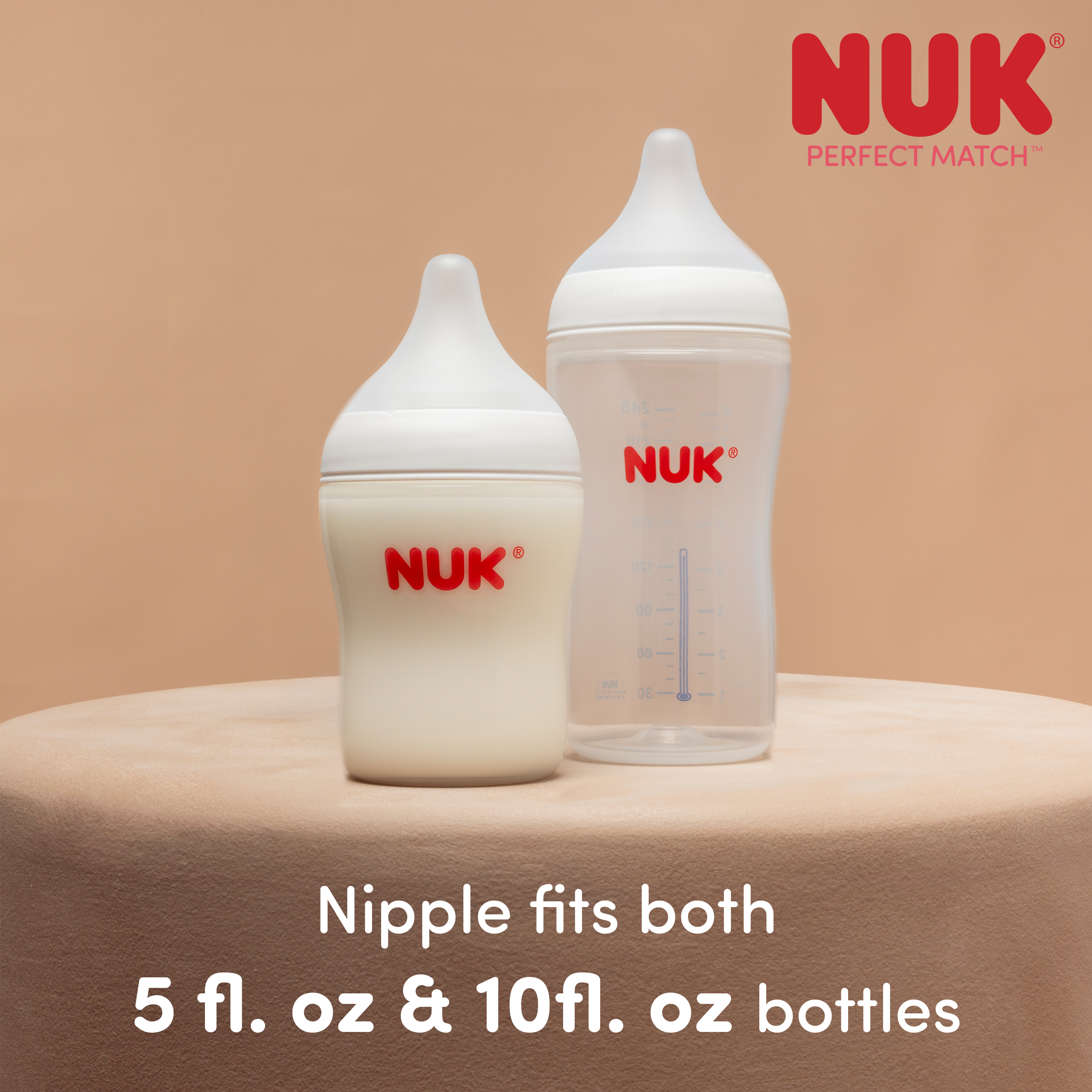 NUK® Perfect Match™ Natural + Anti-Colic Bottle Gift Set, 7 Pieces