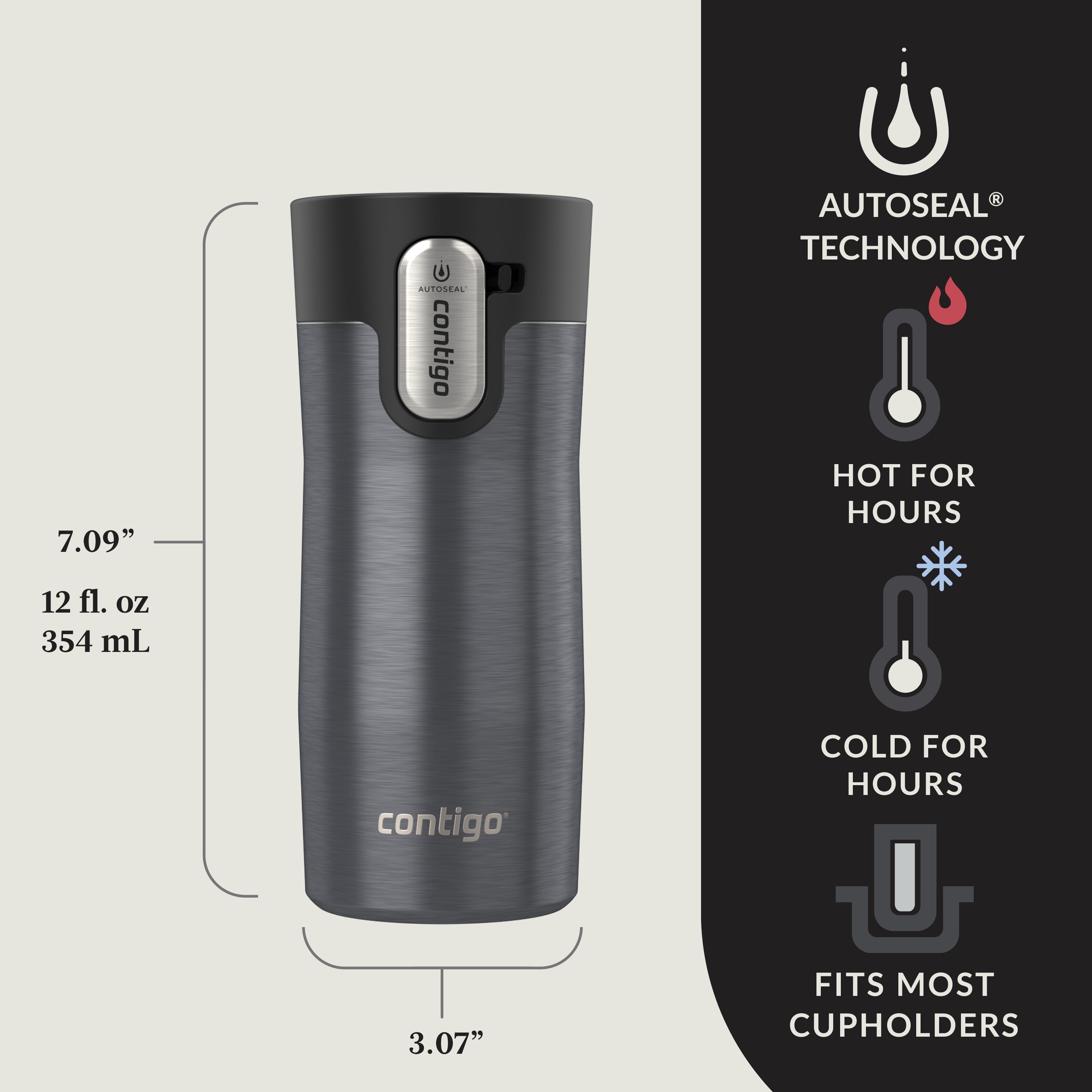 Contigo Autoseal West Loop Travel Mug - Thumbnail 2