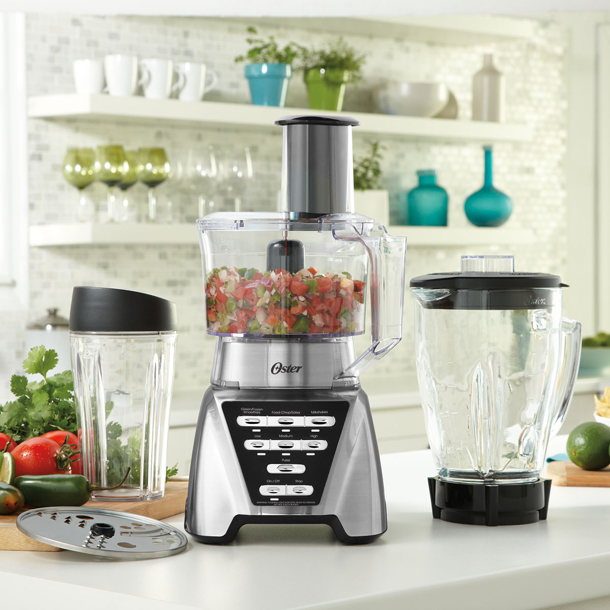 Oster® Pro 1200 Blender with 3 Pre-Programmed Settings, Blend-N-Go 