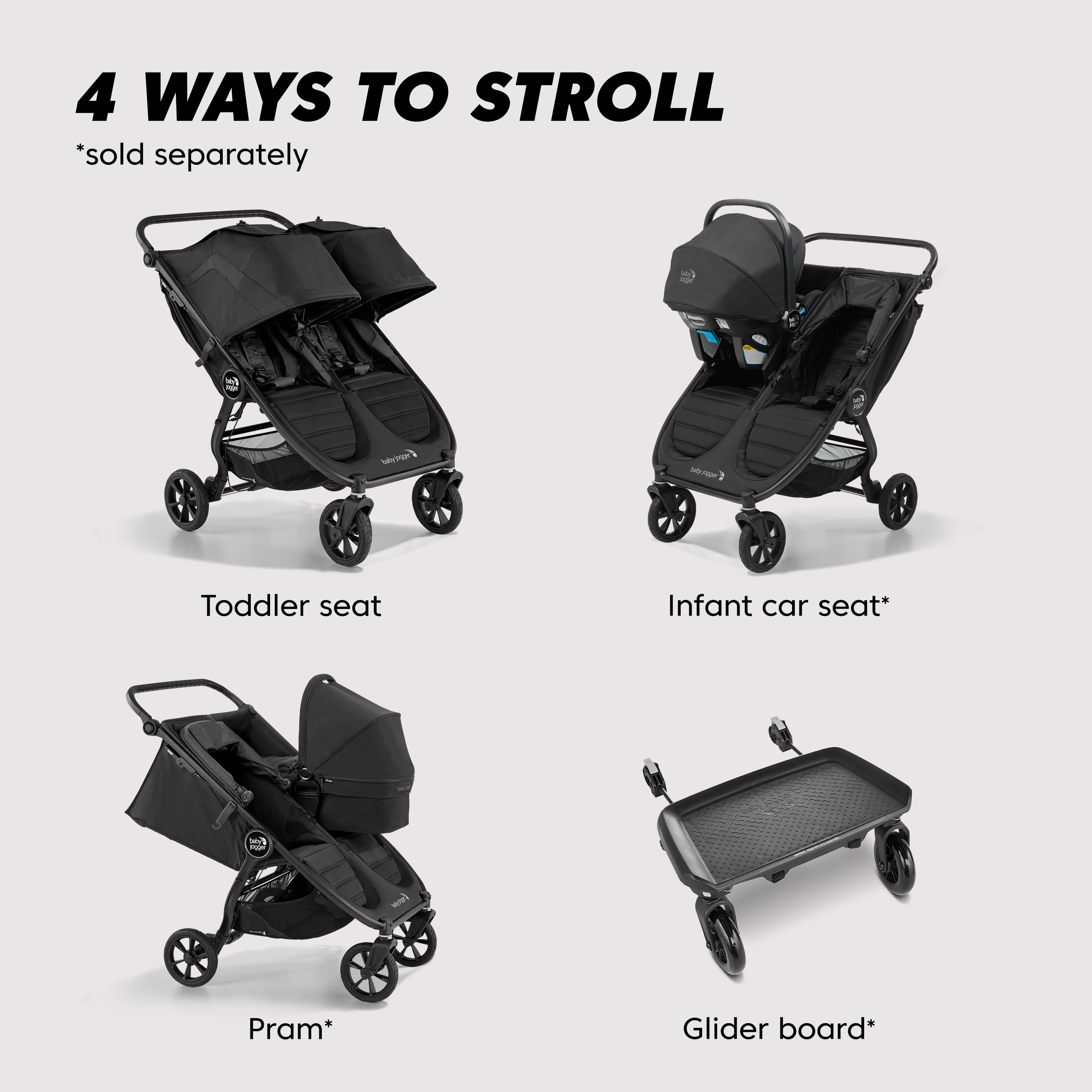 How to fold city mini fashion double stroller