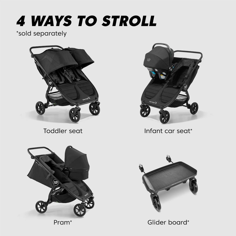 Baby jogger double stroller car seat adapter hotsell