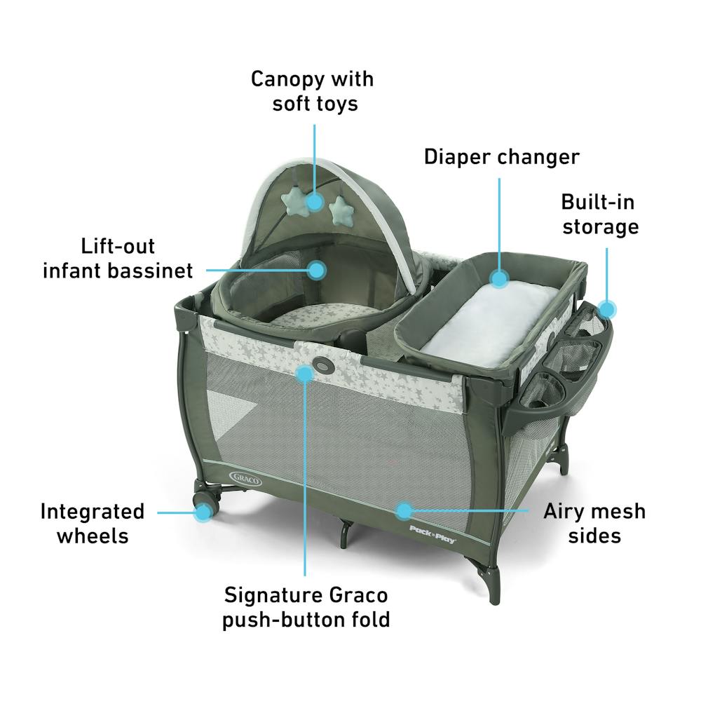 Infant Graco Playpen Changing Table Travel Dome Graco Playpen