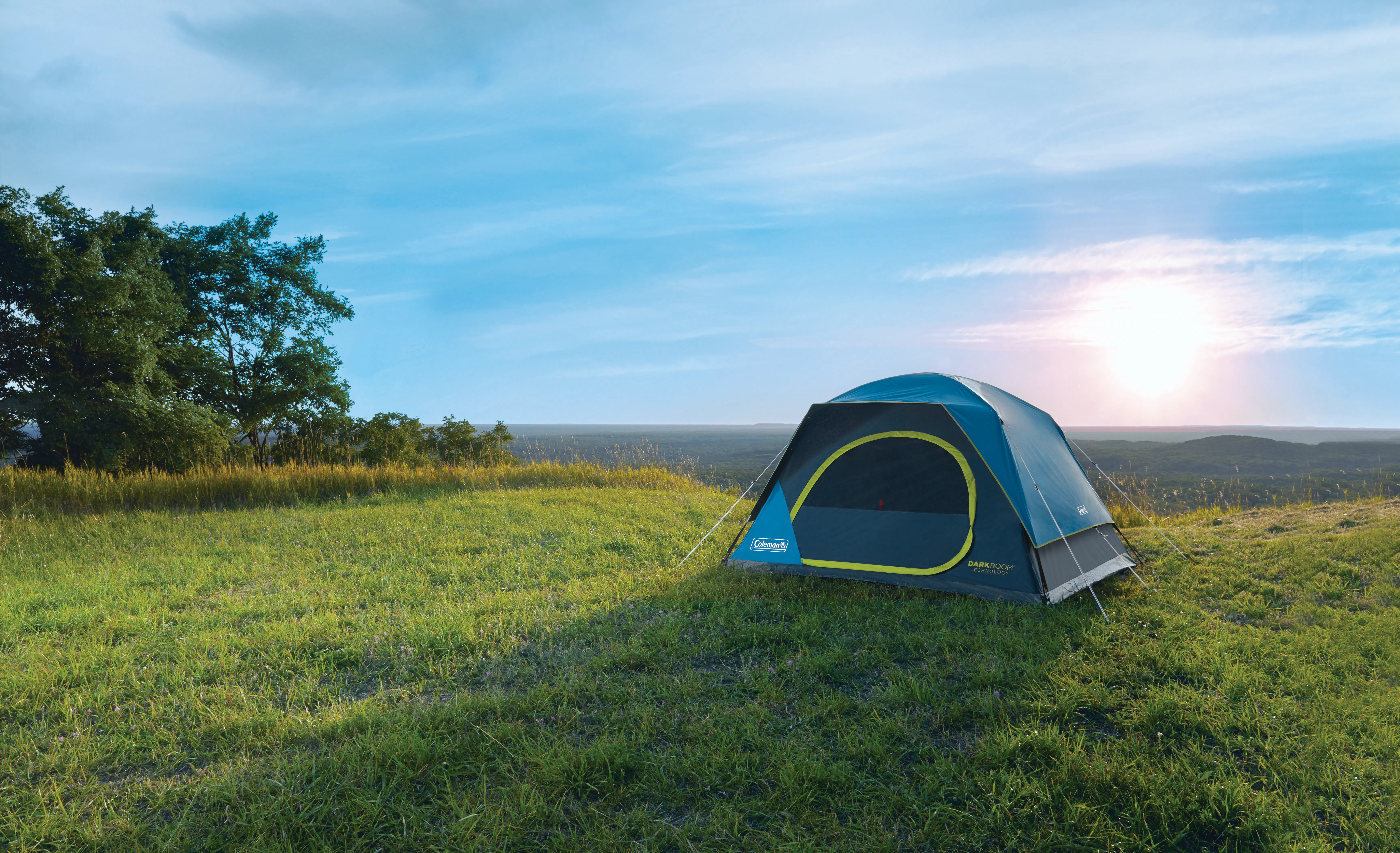 4-Person DARK ROOM SKYDOME Camping Tent | Coleman CA