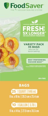 FoodSaver Vacuum Sealing Bags Combo Pack