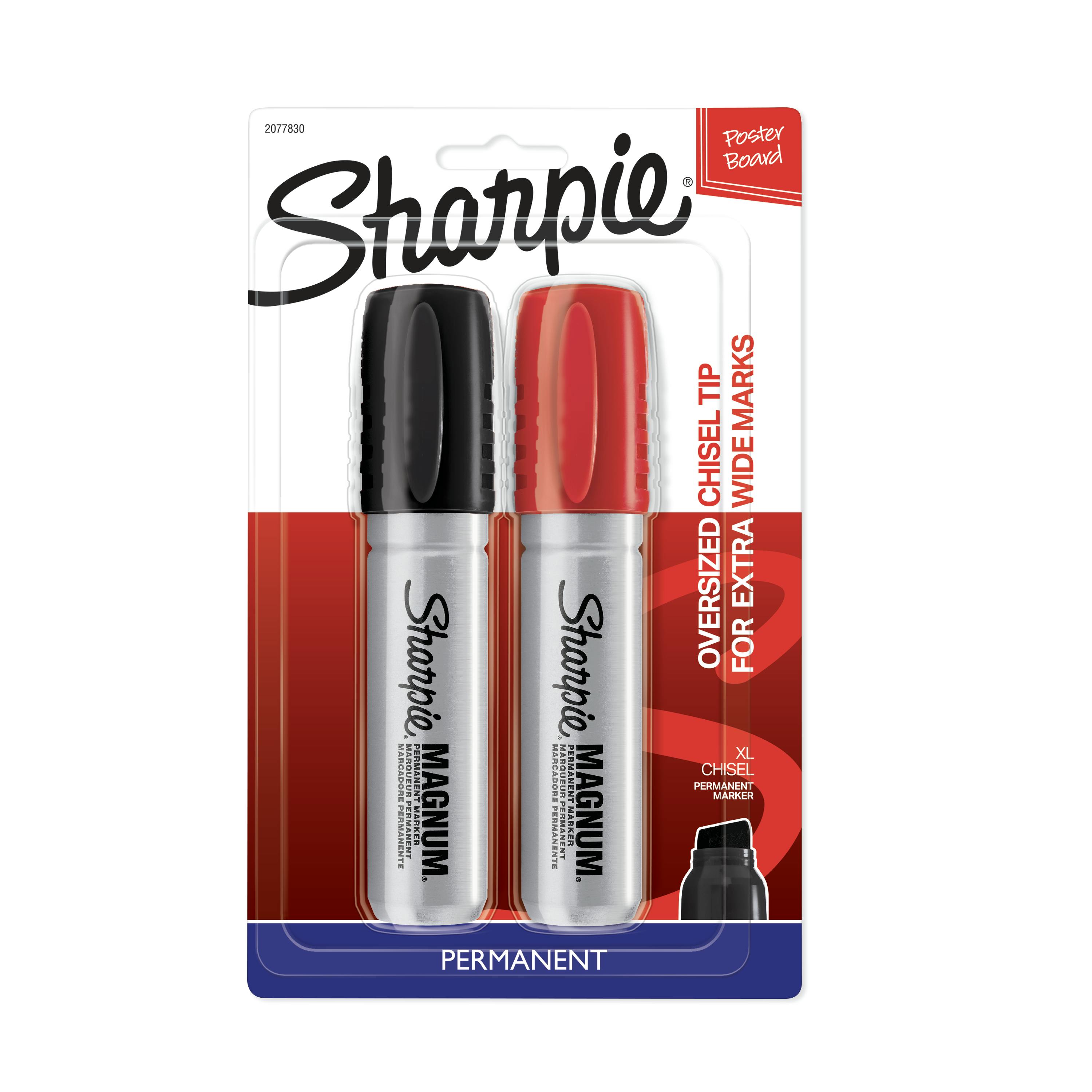 Sharpie Magnum Permanent Markers, Oversized Chisel Tip | Sharpie