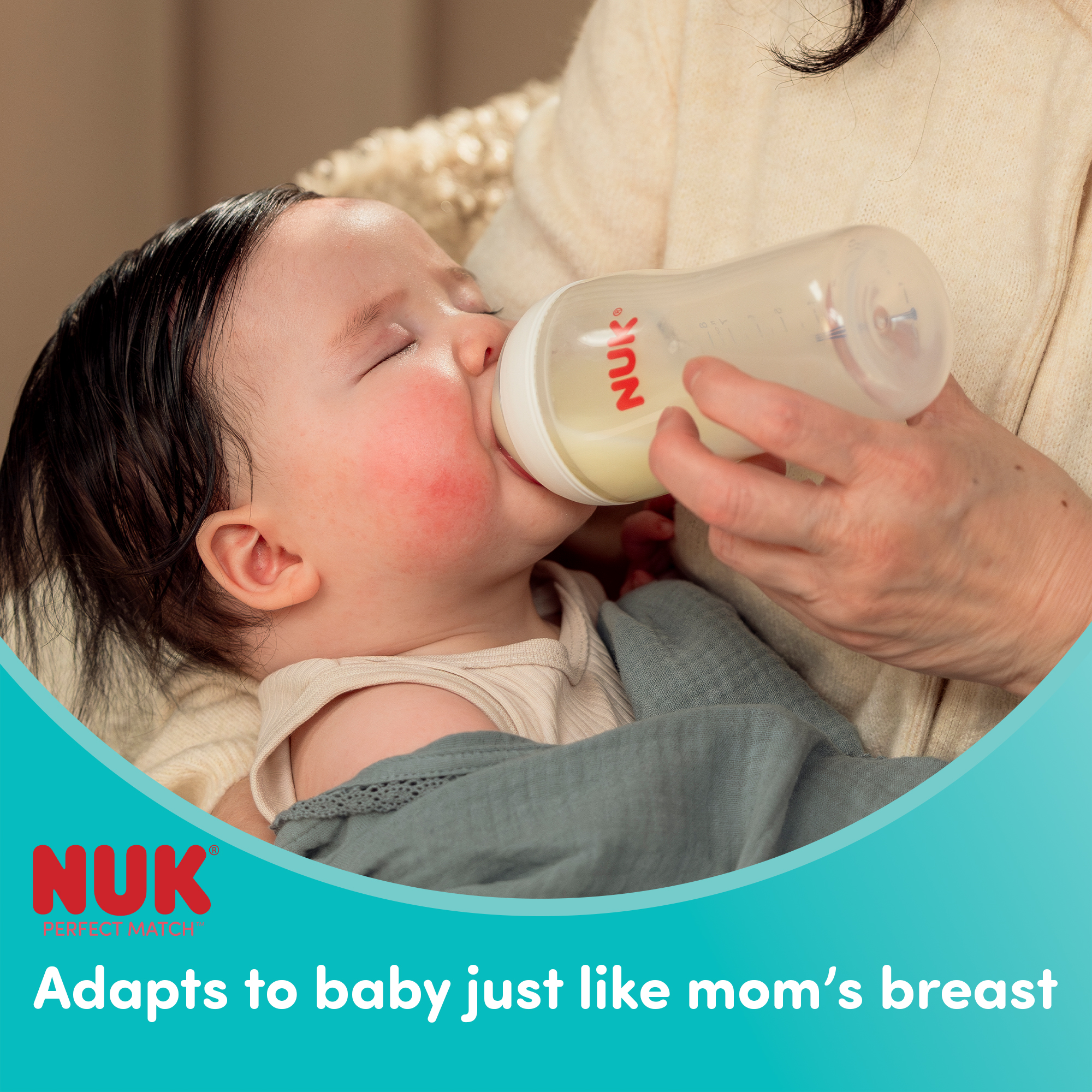 NUK® Perfect Match™ Natural + Anti-Colic Bottle Gift Set, 7 Pieces