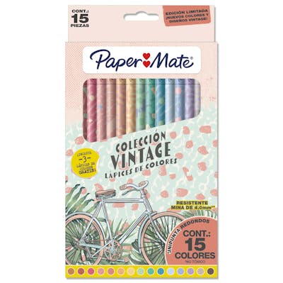 Paper Mate Lápices de Colores, Redondos 4.0MM