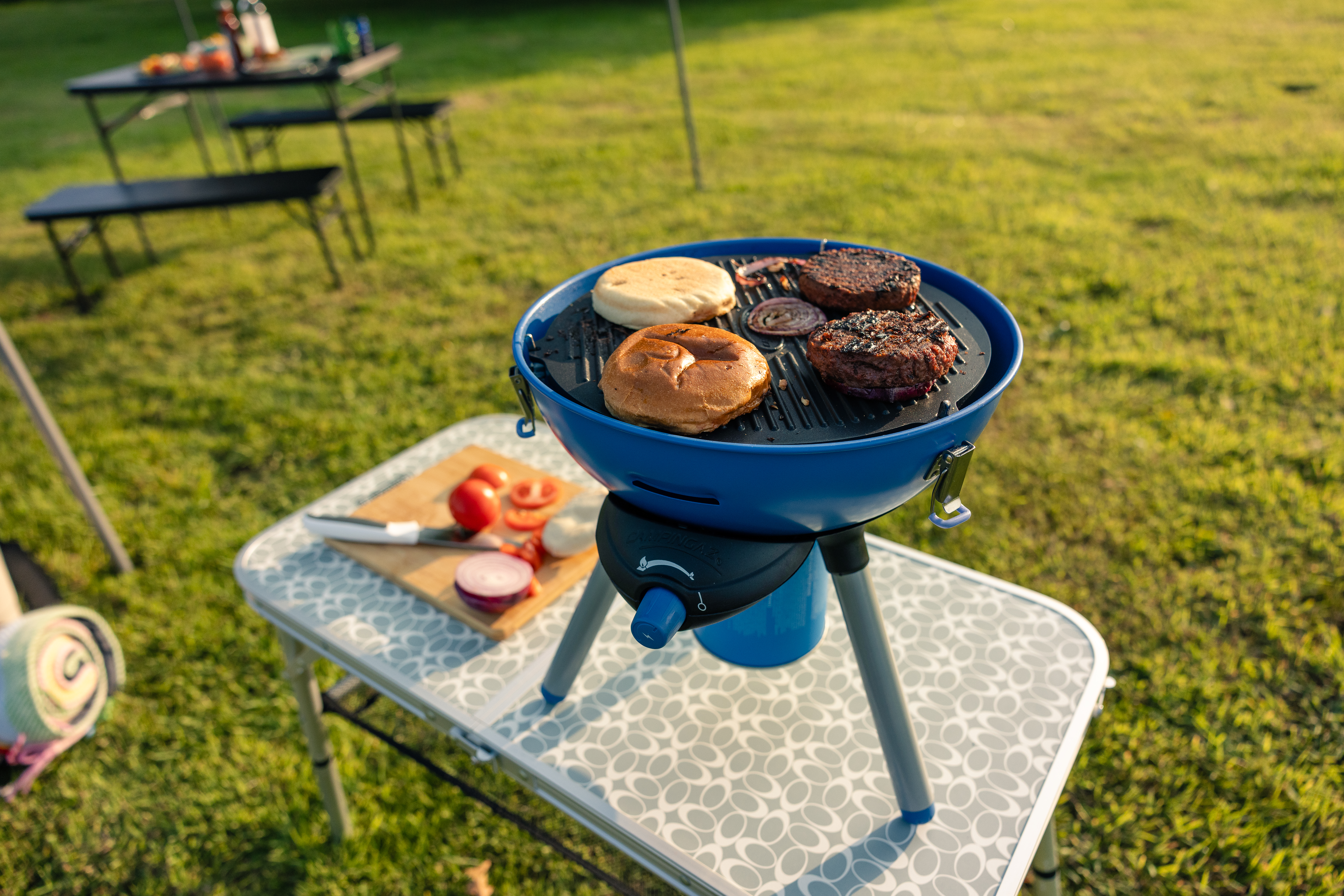【ビンテージ】CAMPINGAZ Party Grill バーベキューコンロ Party Grill 200 Gas BBQ & Stove | Campingaz UK