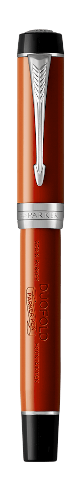 PAKER デュオフォールド クラシック ビッグレッドCT万年筆 F [18K] デュオフォールド クラシック ビッグレッドCT センテニアル