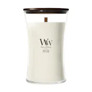 White Teak Kerze