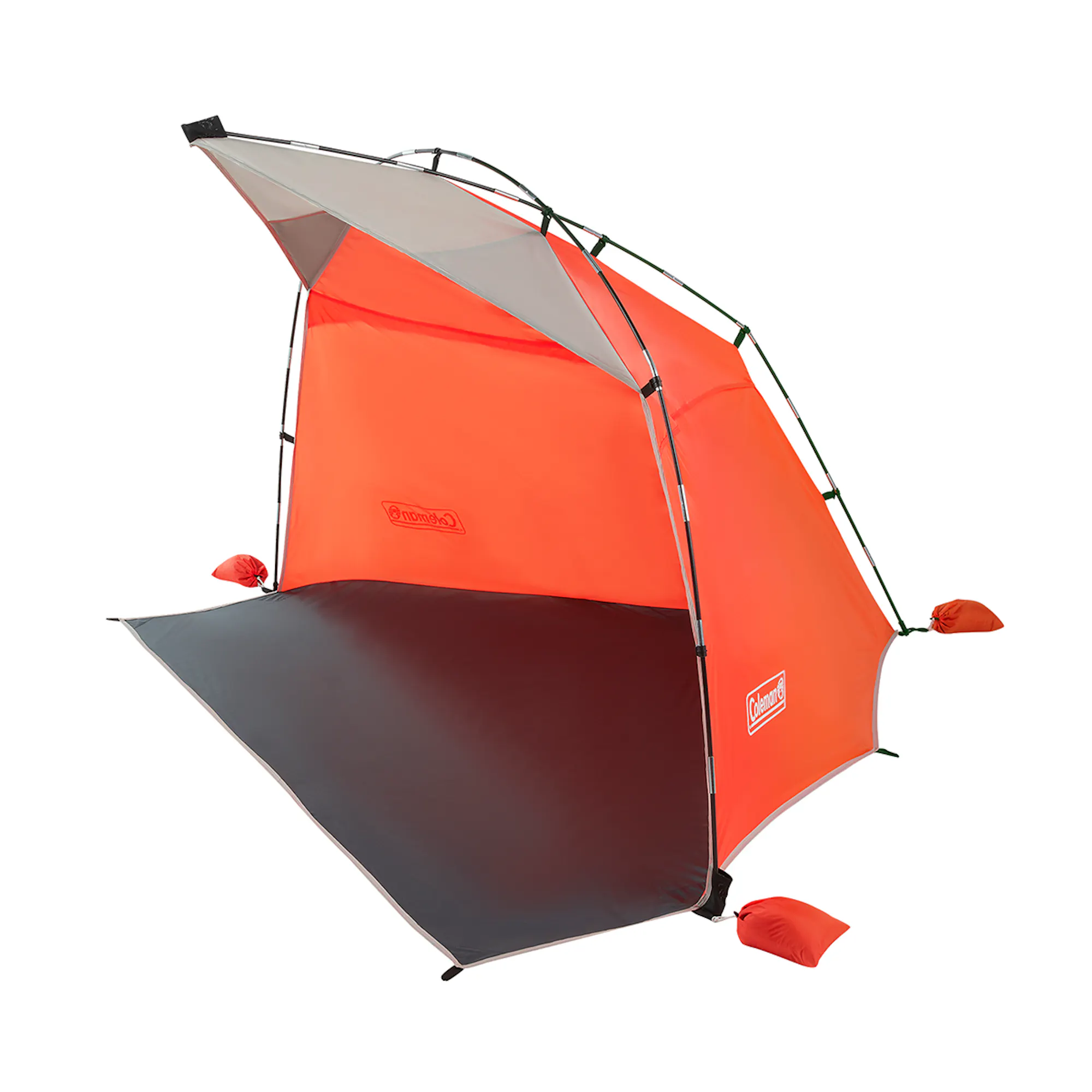 sunnyday Skyshade Large Compact Beach Shade, Tiger Lily | Coleman CA