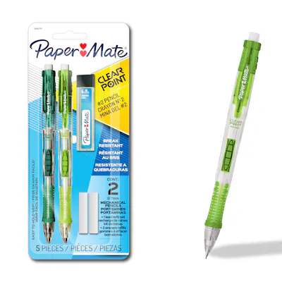 Paper Mate Clearpoint Mechanical Pencil Sets, 0.7mm, HB #2 lead
